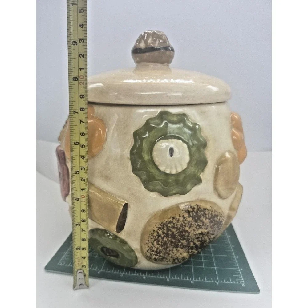 1950s Cookies All Over Cookie Jar Los Angeles Pottery 10